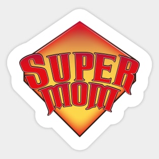 Super hero Mom Sticker